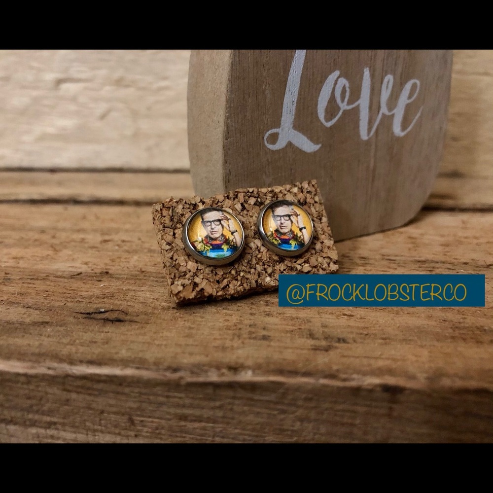 The Fantastic Mr. Jeff Goldblum, NWT Earrings!